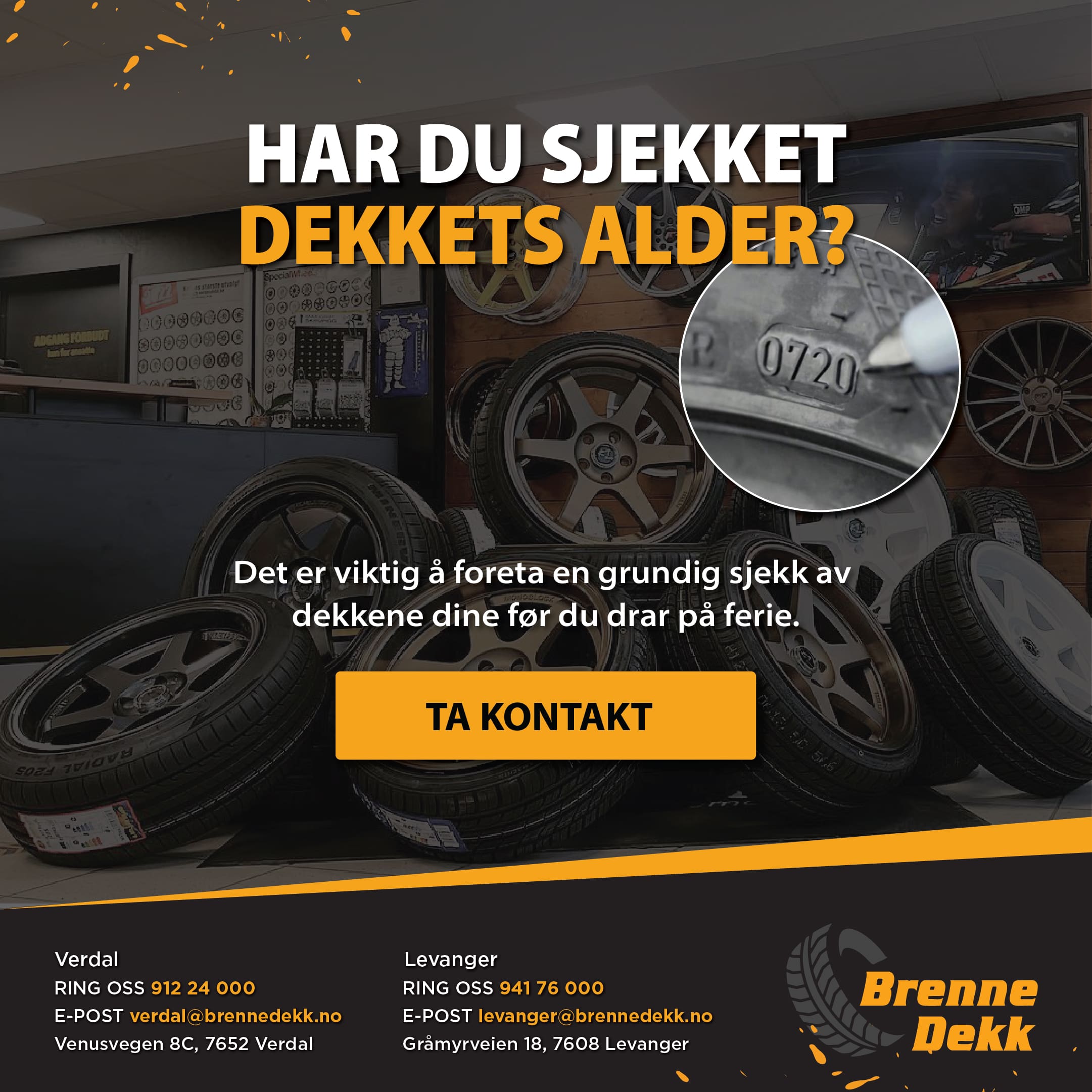Nye sommerdekk levanger eller verdal?